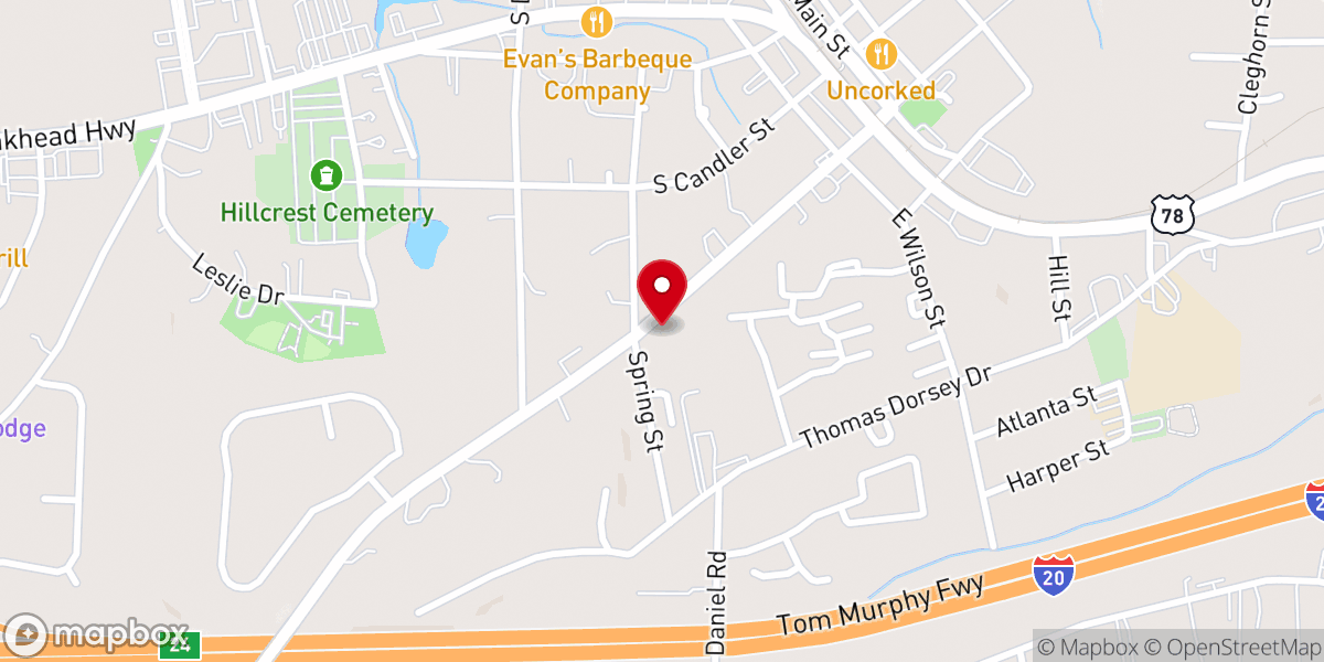 Map showing location of Villa Rica Full Gspl Tbrncl
