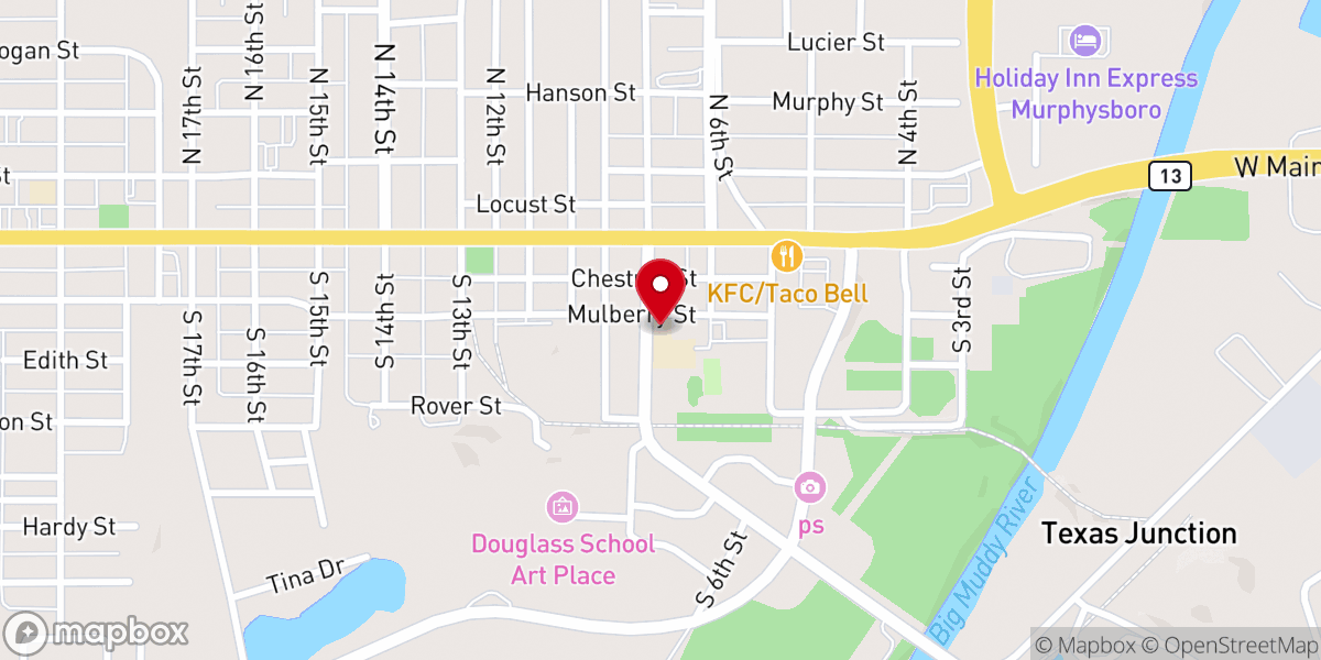 Map showing location of Saint Andrew School