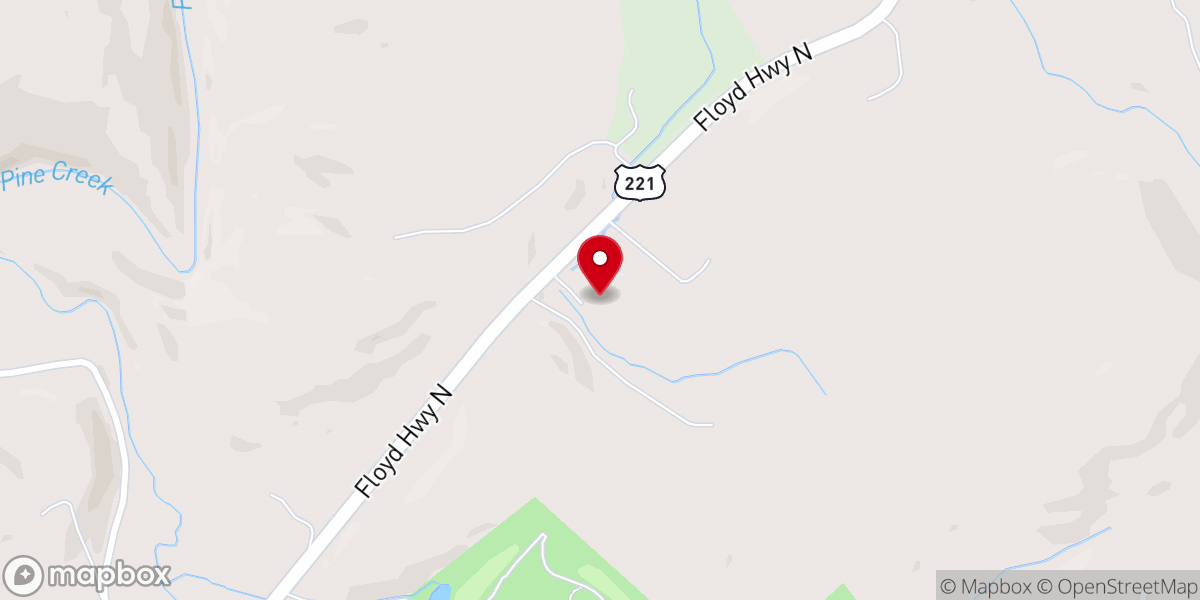 Map showing location of Calvary Baptist Church - Food Distribution Center
