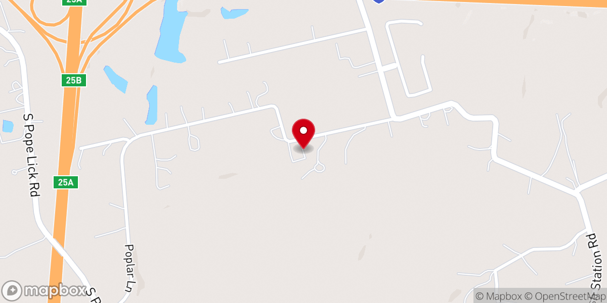 Map showing location of Poplar Level Church