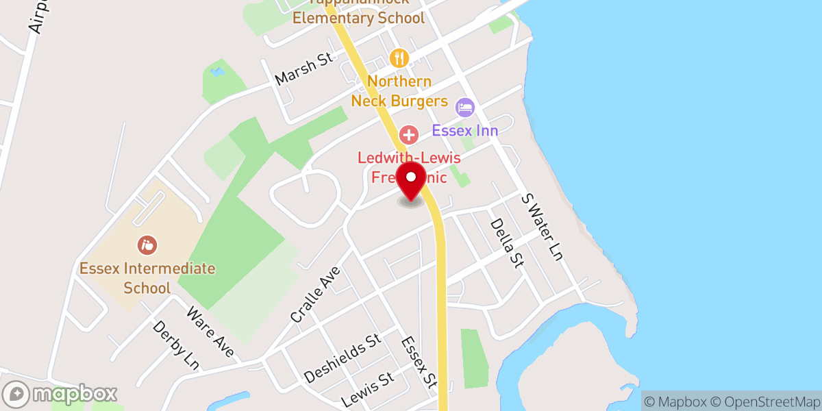 Map showing location of Computer Recycling of VA