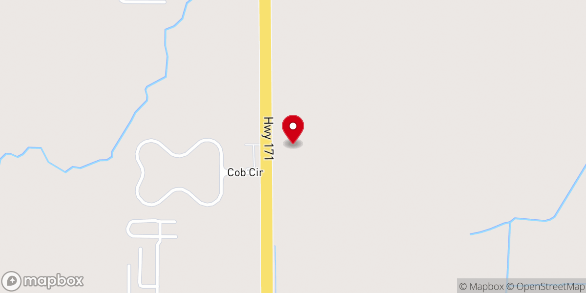 Map showing location of The Vineyard Church Moss Bluff