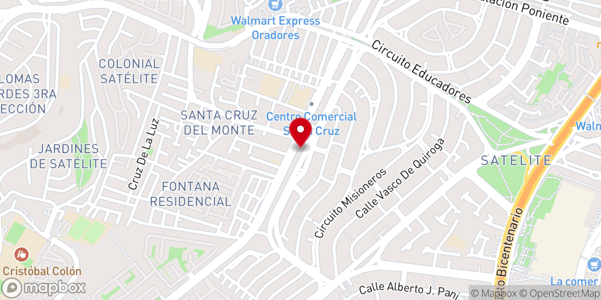 Map showing location of Iglesia Nacional Presbiteriana “Dios Es Amor”
