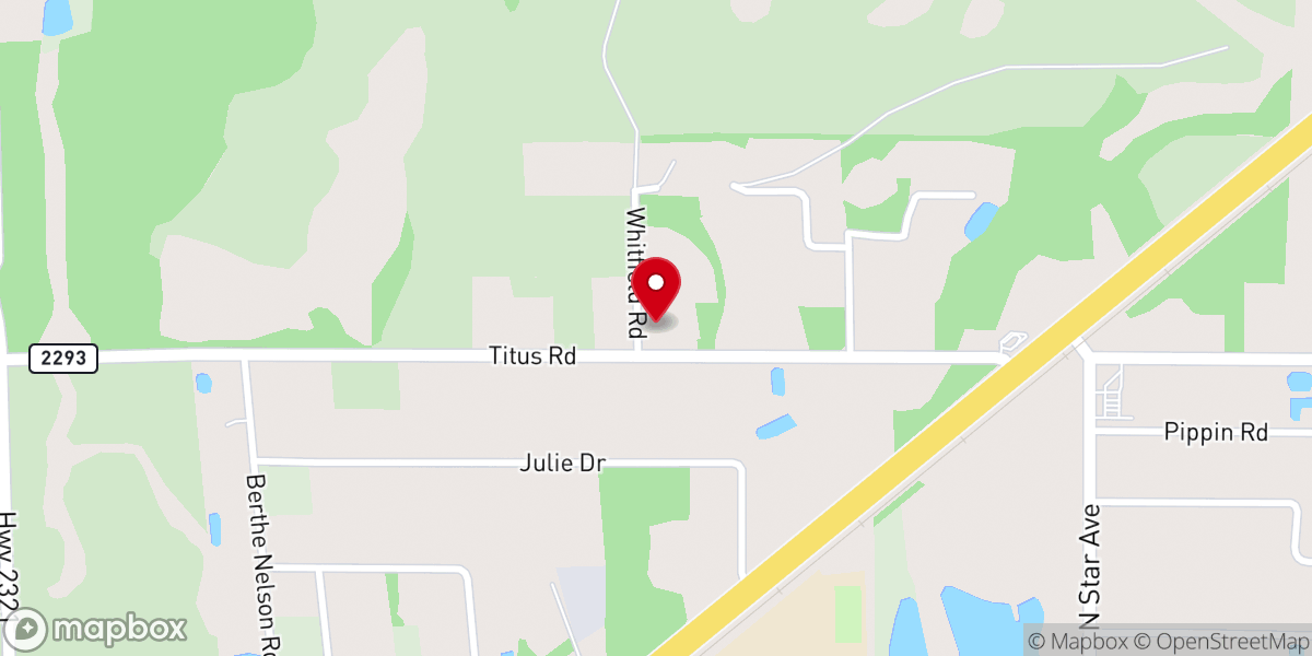 Map showing location of Calvary Christian Baptist Church