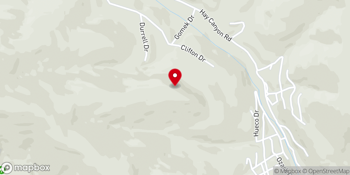 Map showing location of Pine Springs Summer Camp and Retreat Inc