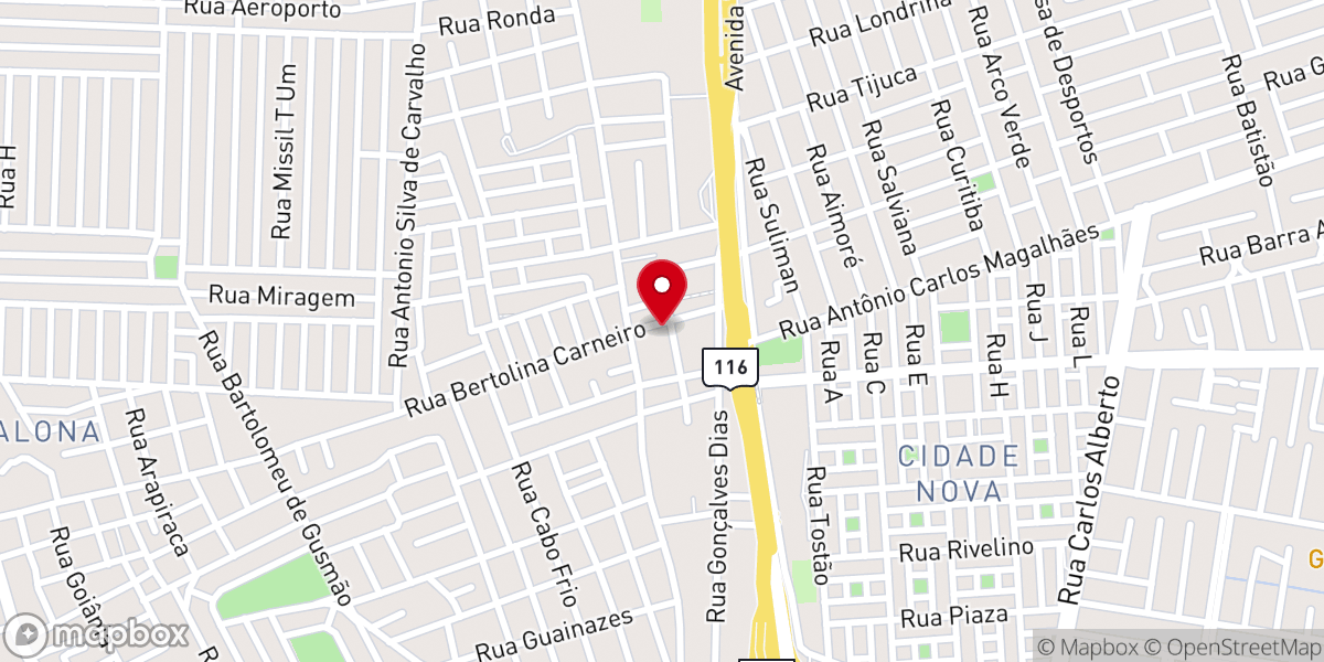 Map showing location of Igreja Batista de Campo Limpo
