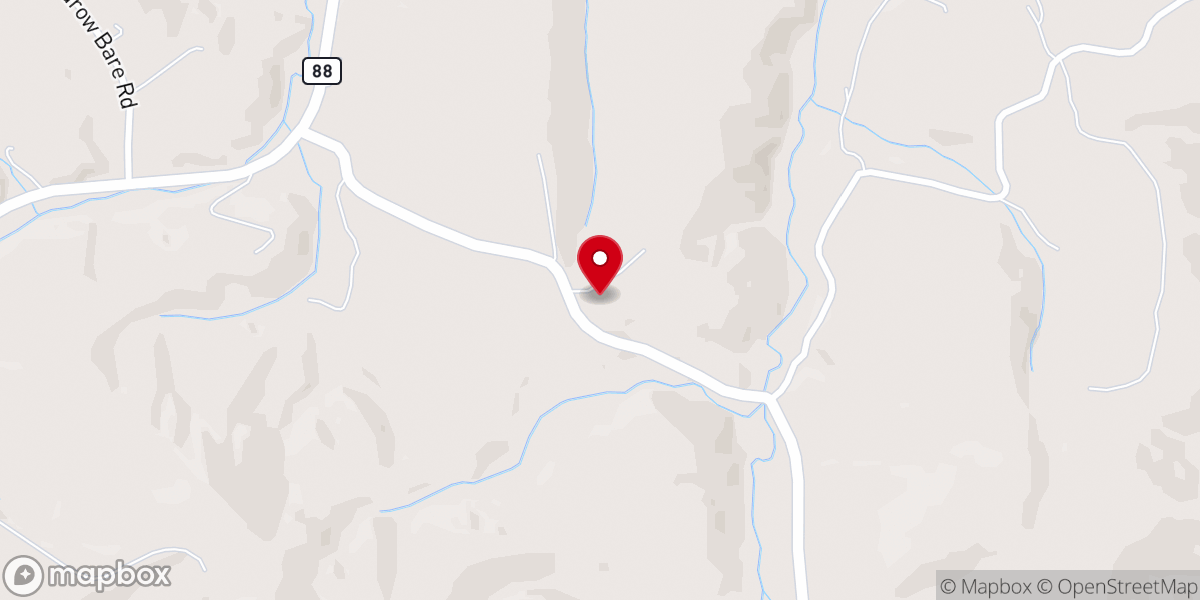 Map showing location of Transou Church