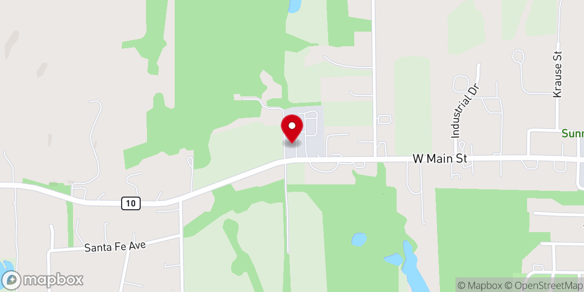 Map showing location of Cowboy Fellowship