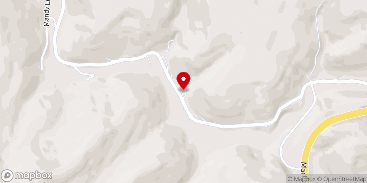 Map showing location of New Bethlehem Old Regular Baptist Church