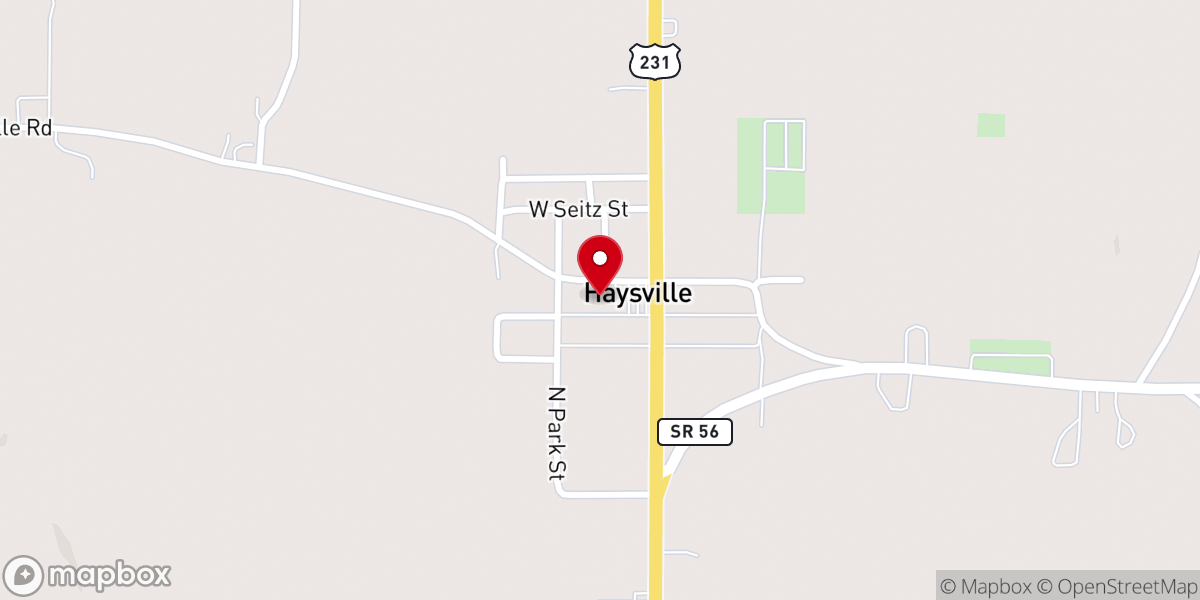Map showing location of St Paul's Lutheran Church