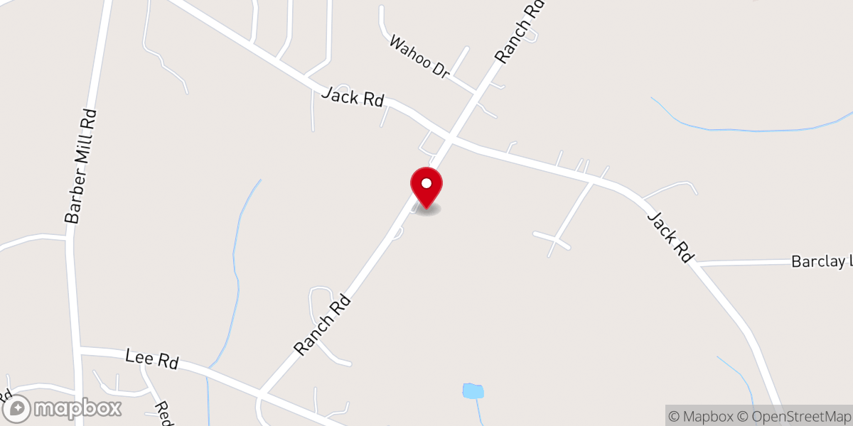 Map showing location of Baptist Center Church