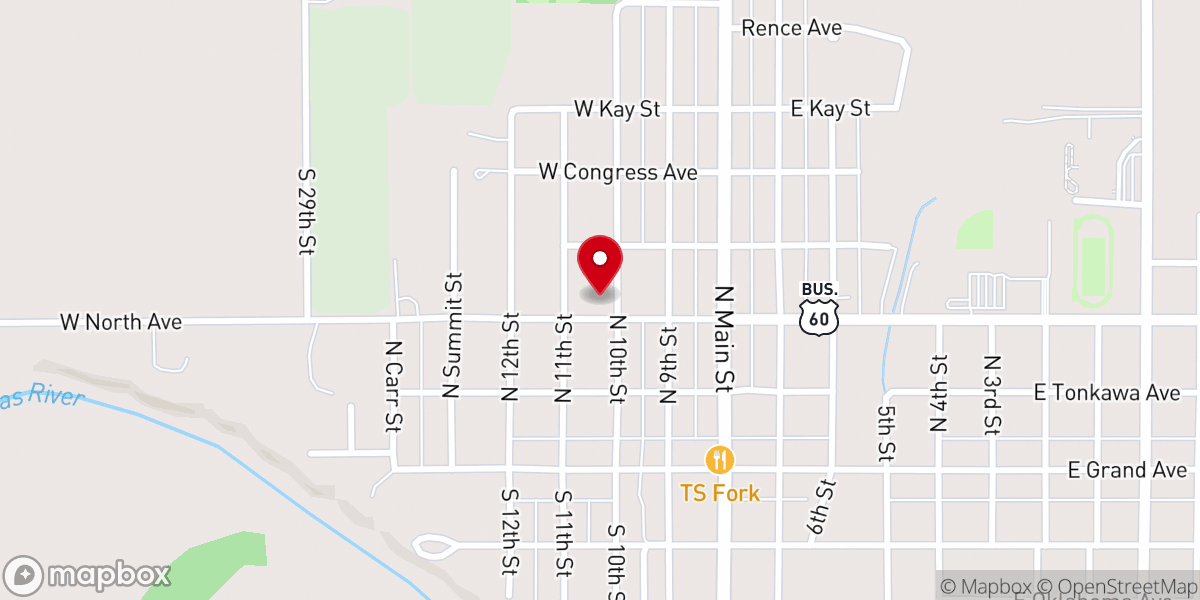 Map showing location of St Joseph's Catholic Church