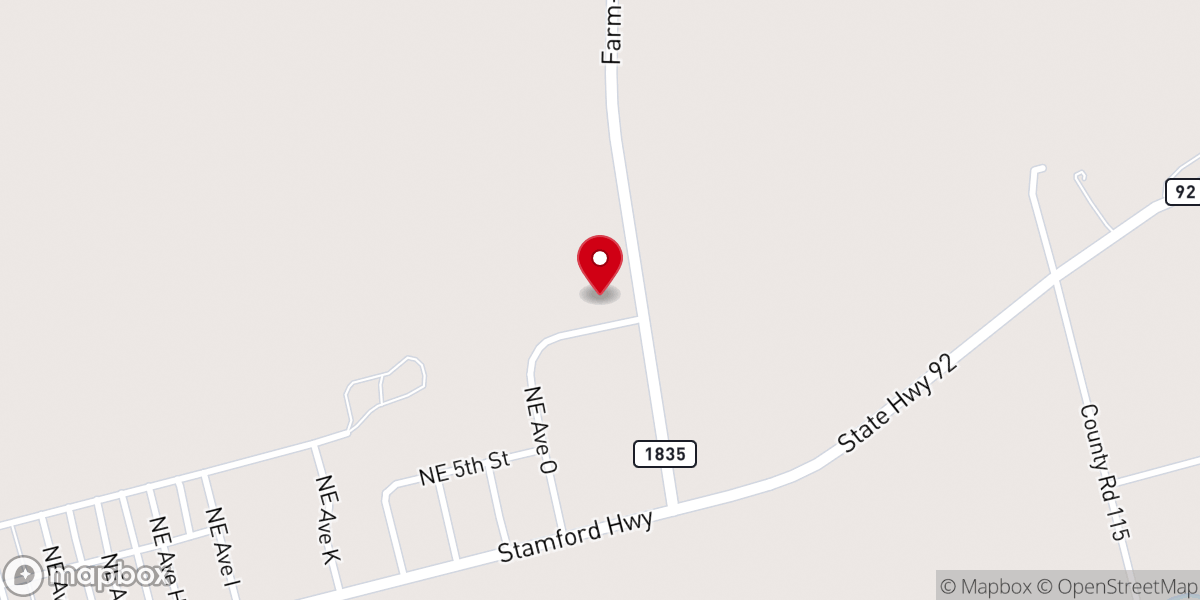 Map showing location of Old Glory Holiness Campmeeting