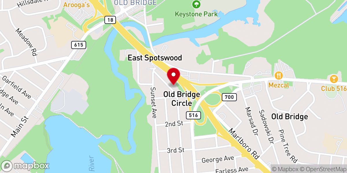 Map showing location of Family Restoration Worship Center