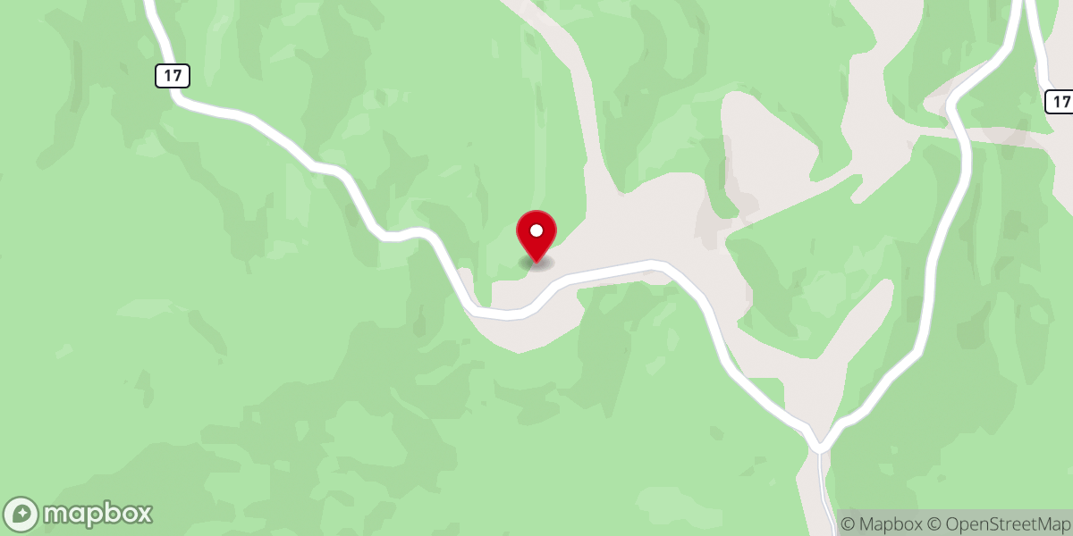 Map showing location of Hill Top United Methodist Church