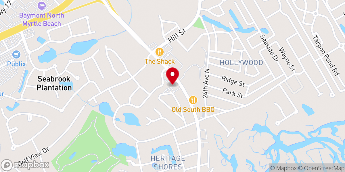 Map showing location of Chapel By The Sea Baptist Church