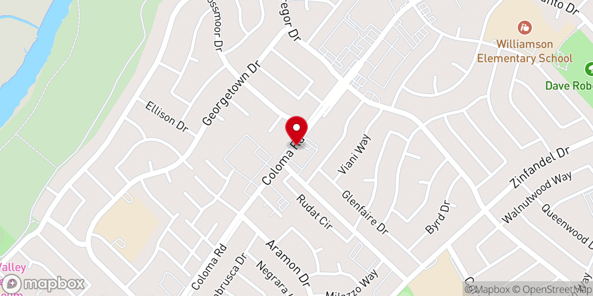 Map showing location of Rancho Cordova Food Locker | Community Food Hub