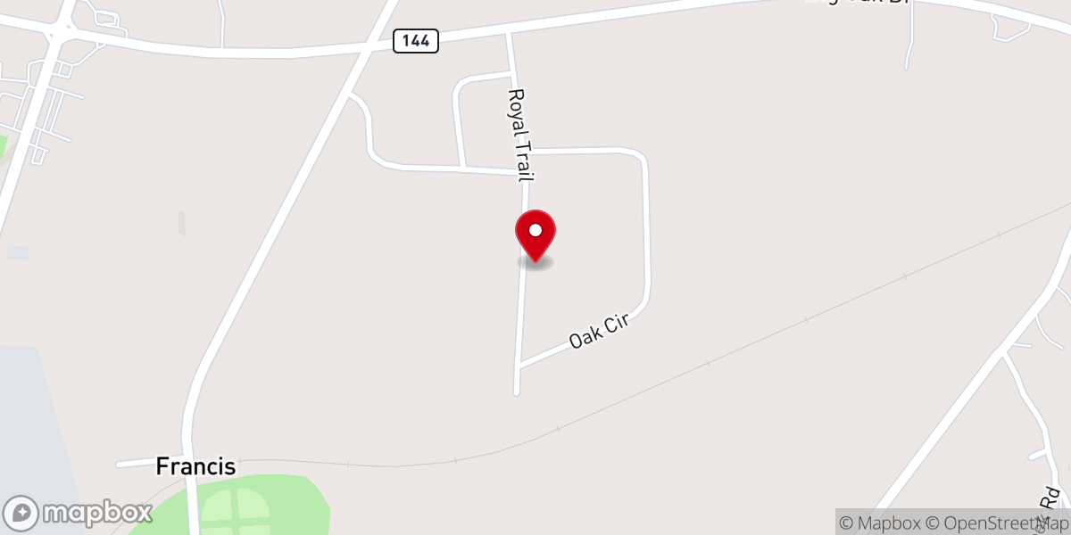 Map showing location of Ragan Chapel Inc