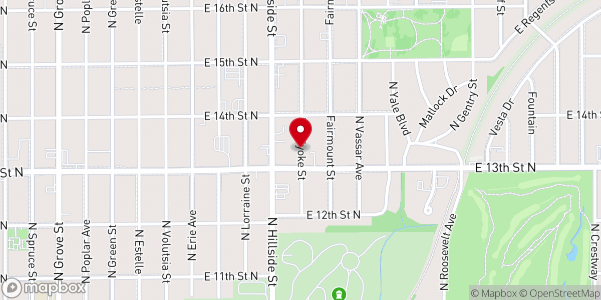 Map showing location of Immanuel Outreach Centre