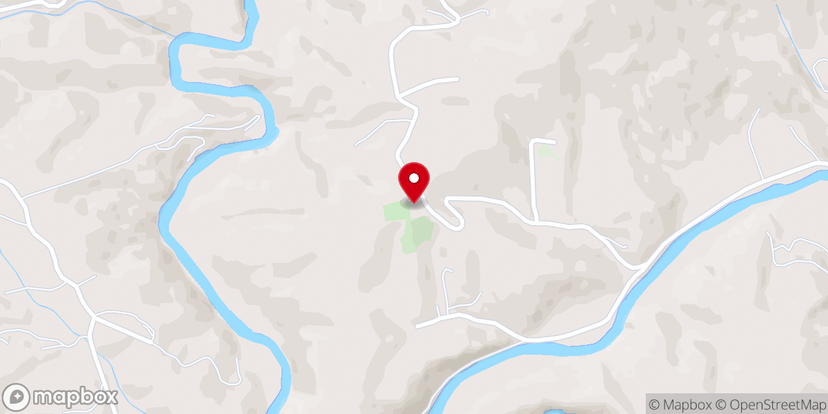 Map showing location of Fairview Church