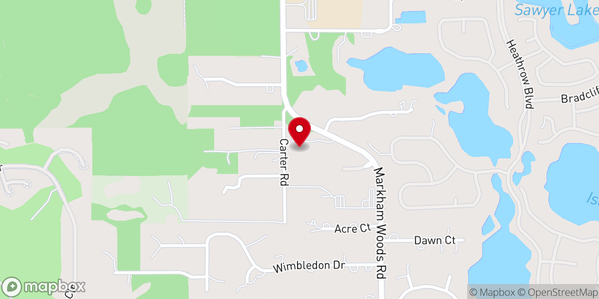 Map showing location of True Life Church of Lake Mary