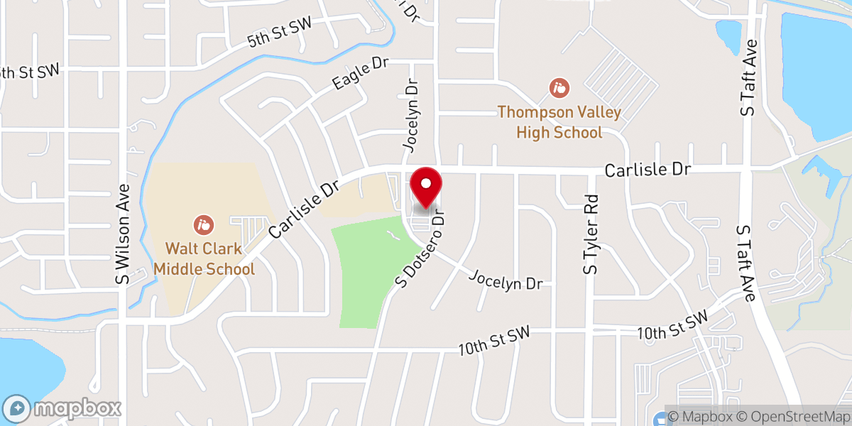 Map showing location of Lifespring Covenant Church