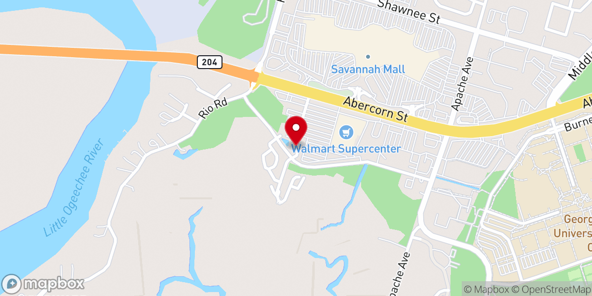 Map showing location of Holy Living Christian Center