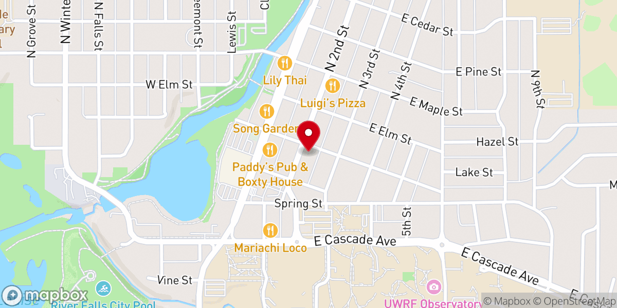 Map showing location of Ezekiel Lutheran Church--ELCA