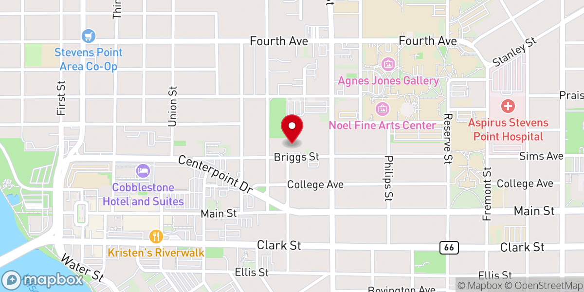 Map showing location of Salvation Army