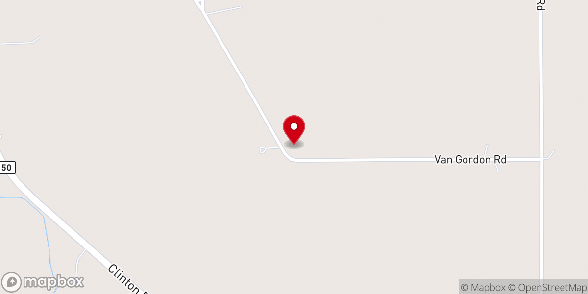 Map showing location of Griffith Church