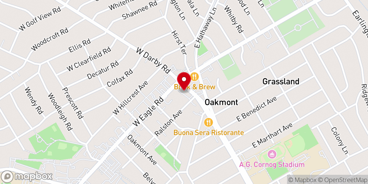 Map showing location of Grace Chapel