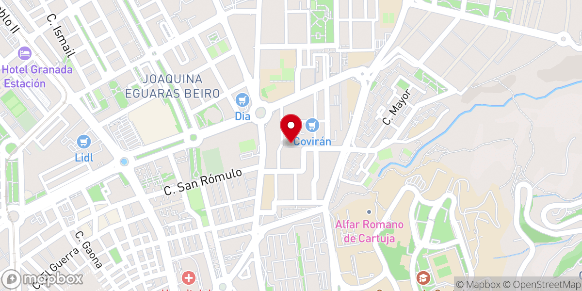 Map showing location of Parroquia El Buen Pastor