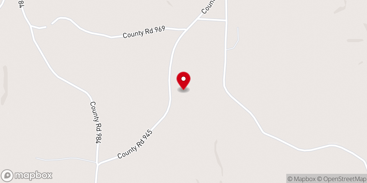 Map showing location of White Oak Missionary Baptist Church