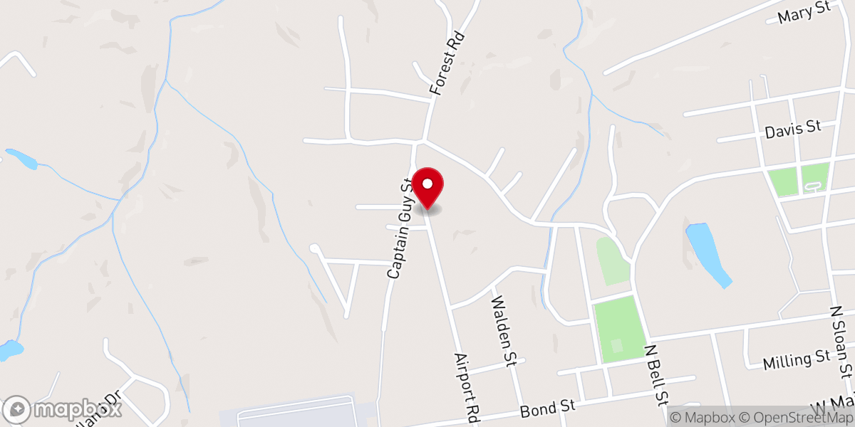 Map showing location of Zion Hill Pentecostal