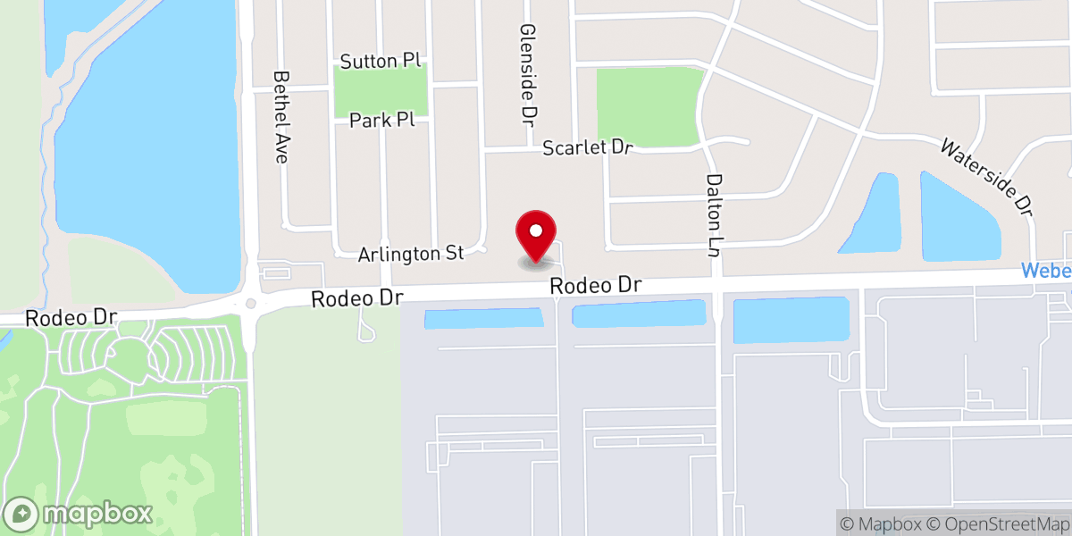 Map showing location of Crossroads of Faith UMC