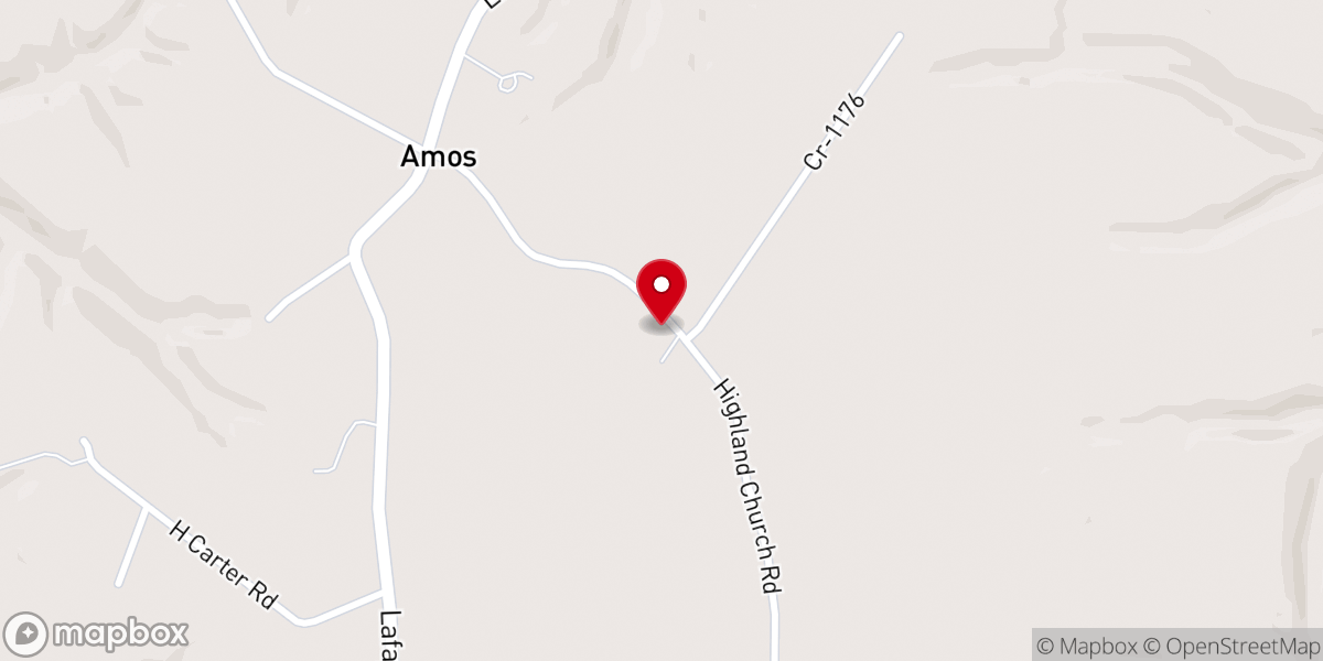 Map showing location of Branham Farms Arena