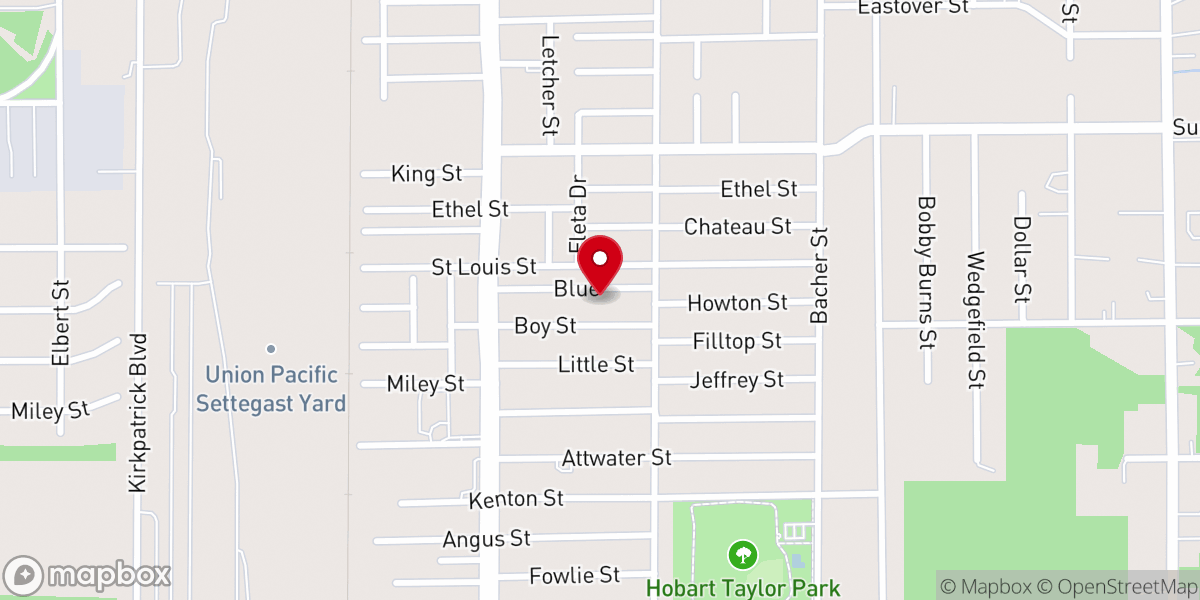 Map showing location of Faith Temple Memorial Church-God