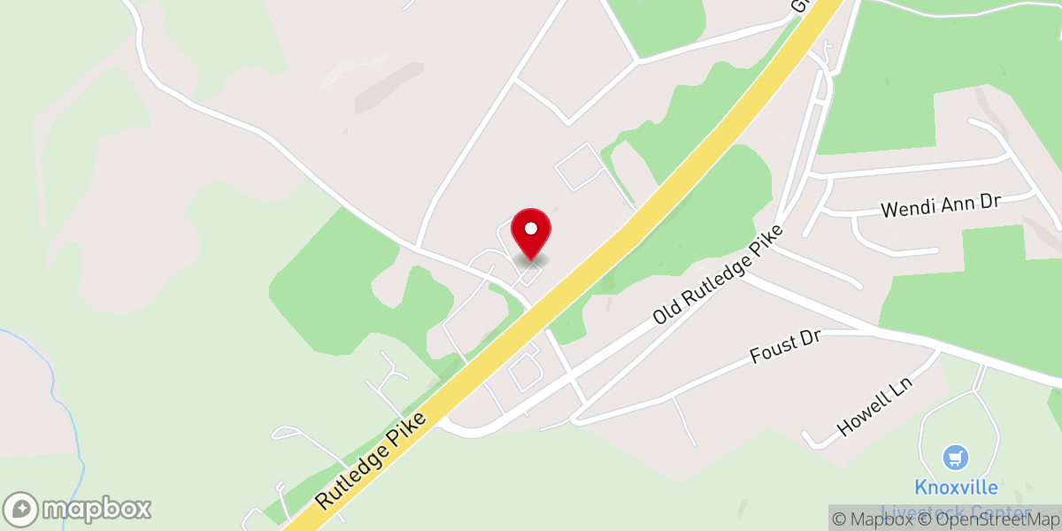 Map showing location of Gilead Church