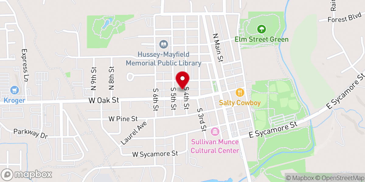 Map showing location of Church Church Hittle + Antrim (CCHA Law) - Zionsville