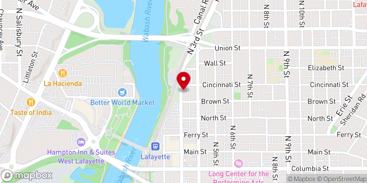 Map showing location of Clear River Church