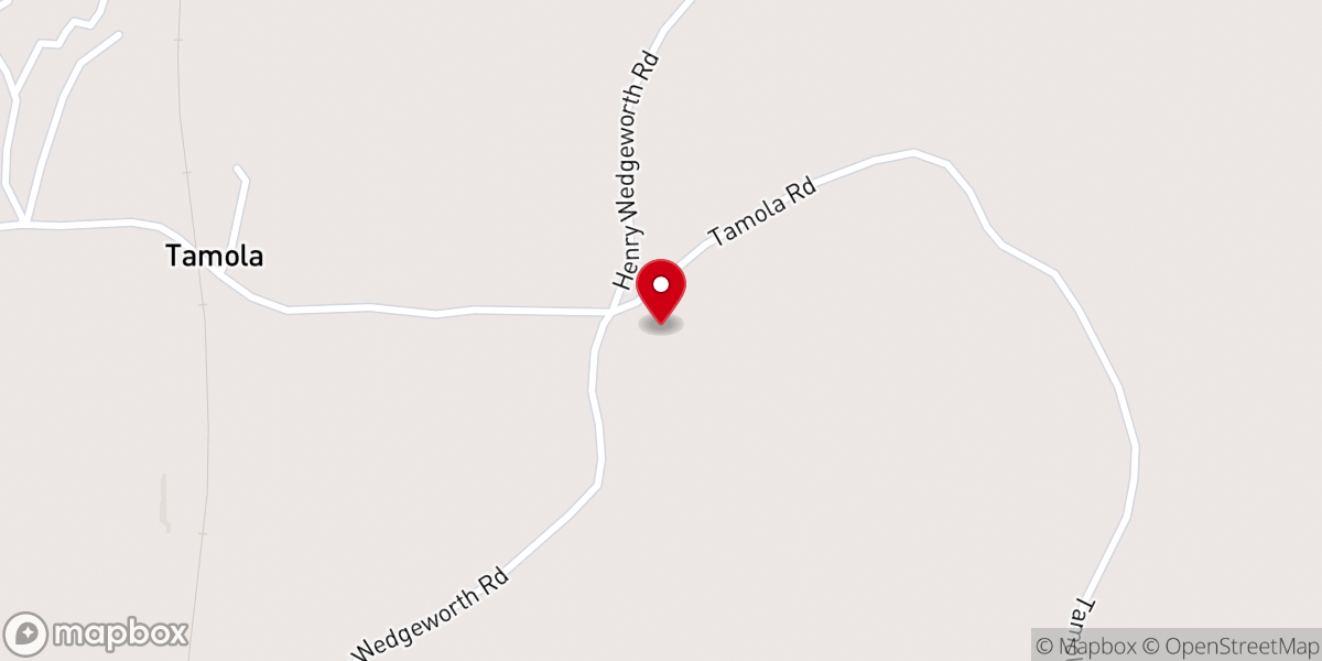 Map showing location of Tamola Church