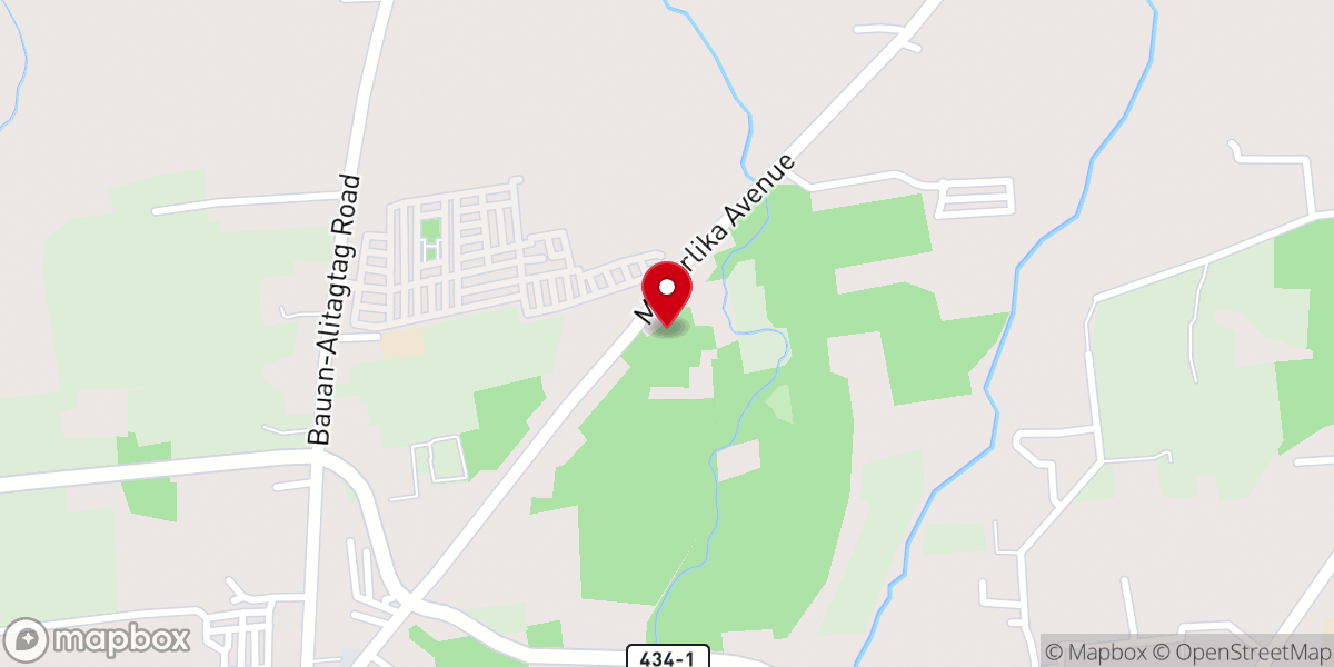 Map showing location of Faith Baptist Church