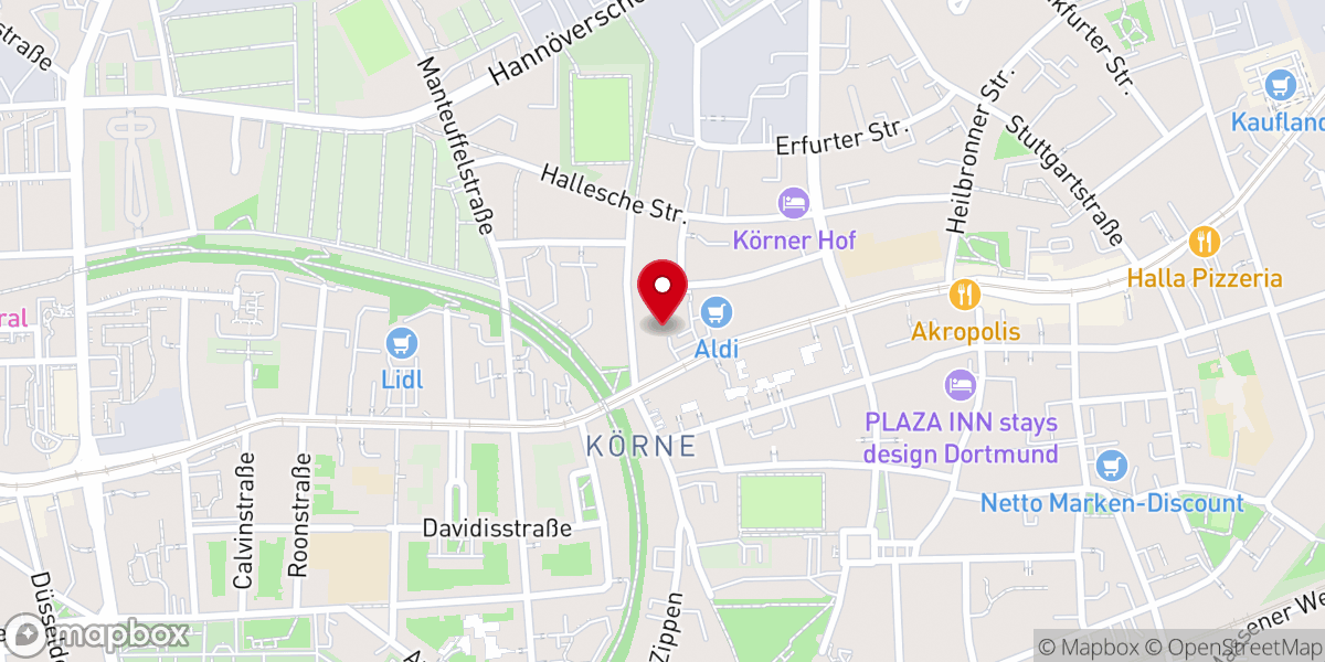 Map showing location of FeG Dortmund