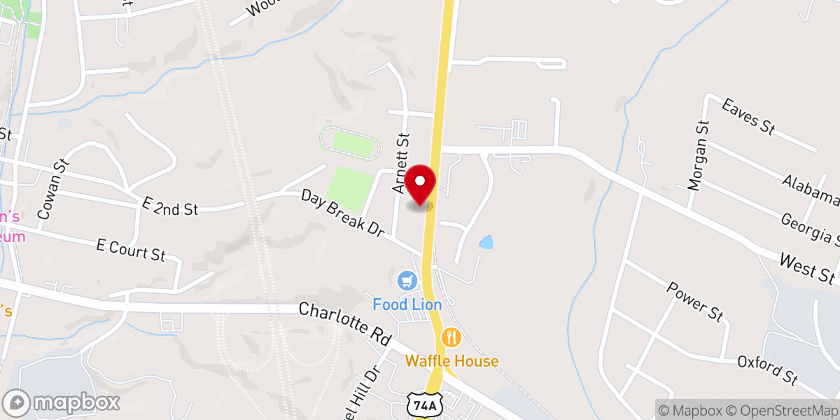 Map showing location of Iglesia Cristiana Monte de Sión