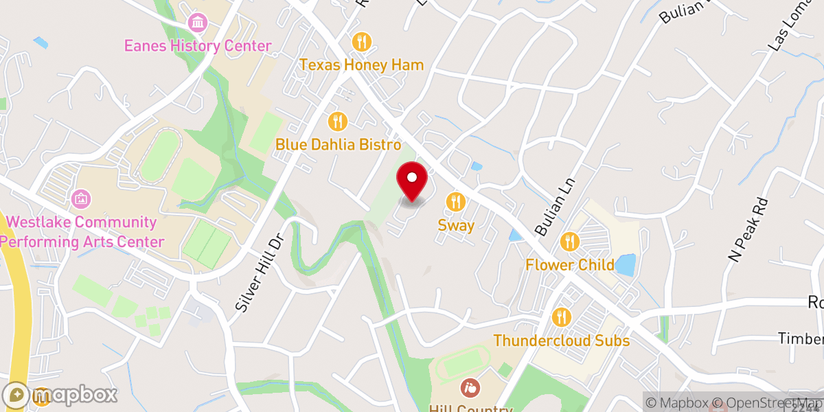 Map showing location of Shepherd of the Hills Lutheran Church