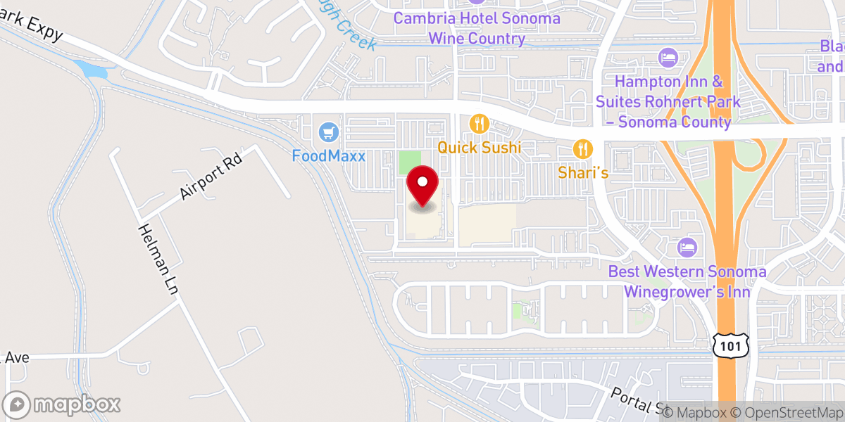Map showing location of Discovery Church