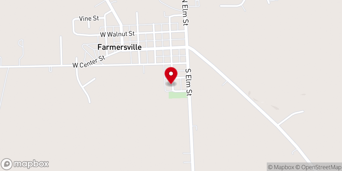 Map showing location of Saint Andrews Lutheran Church