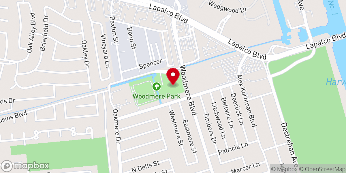 Map showing location of River of Life Church