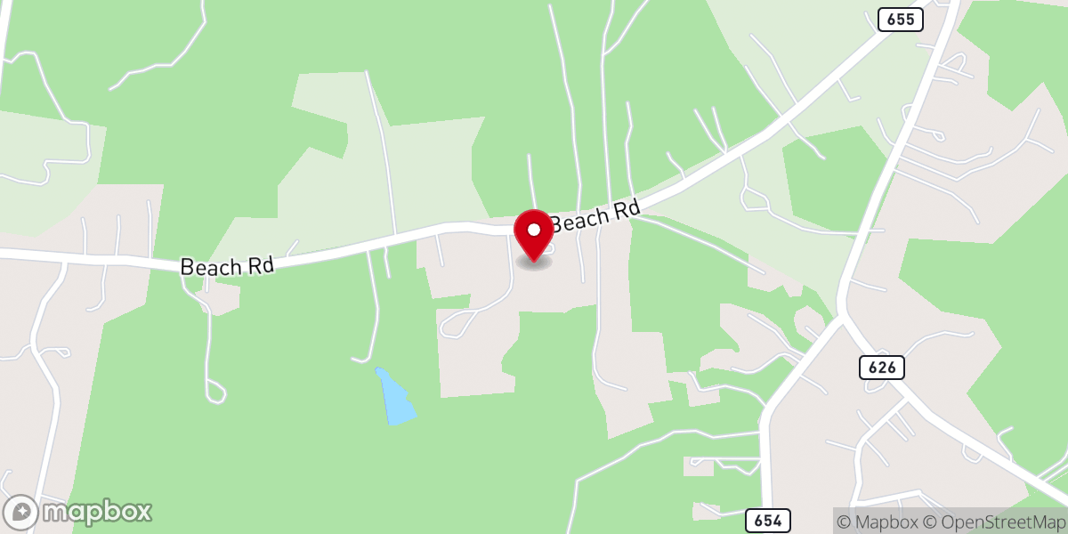 Map showing location of St Matthews Episcopal Church