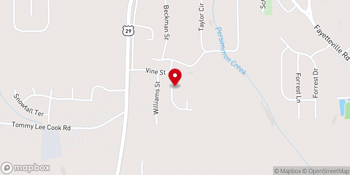 Map showing location of Palmetto Church of Our Lord